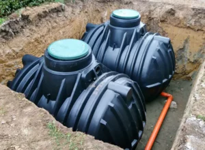 two-plastic-tanks-during-septic-tank-installation-browerville-mn