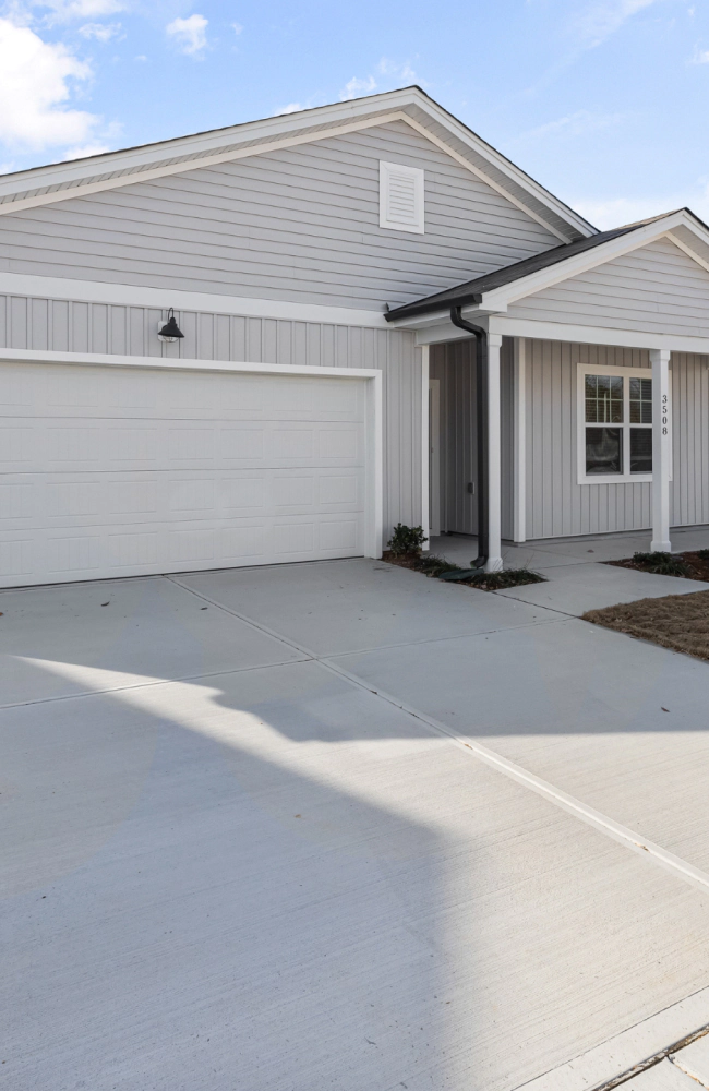 residential house new driveway